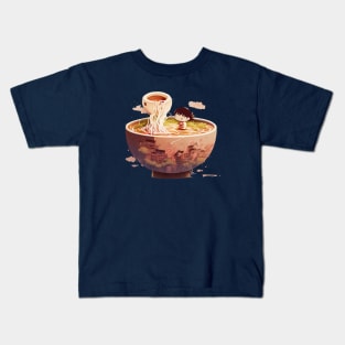 Ramen World in a Bowl Kids T-Shirt